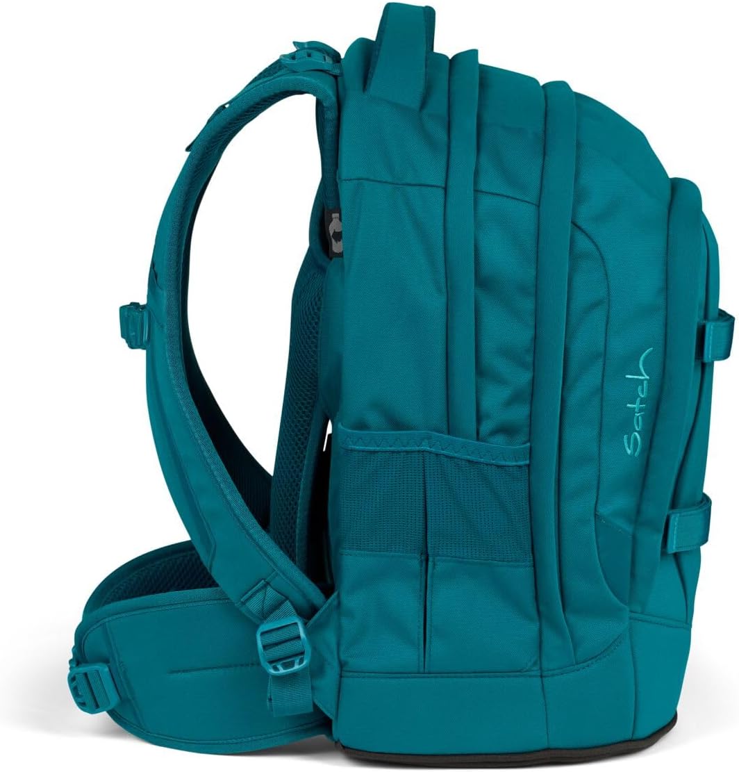 Satch Pack Schulrucksack Set 2tlg. inkl. Pencil Sider (Deep Petrol), Deep Petrol