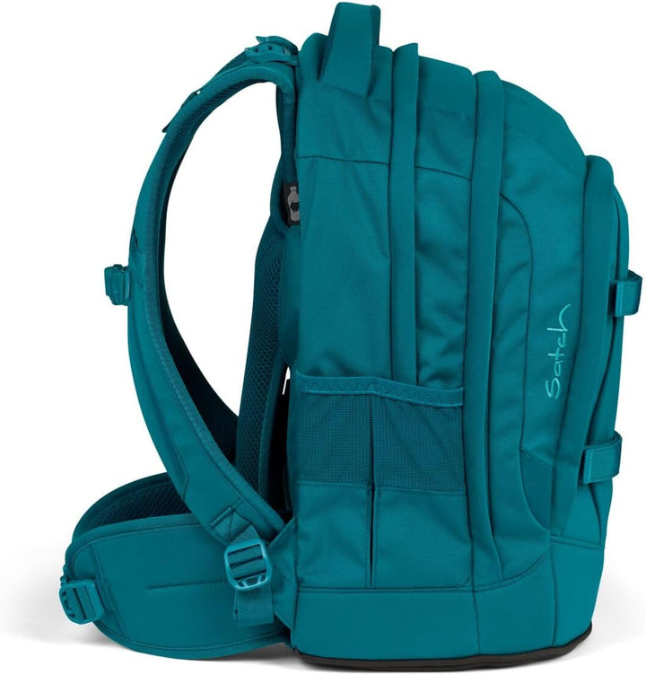 Satch Pack Schulrucksack Set 2tlg. inkl. Pencil Sider (Deep Petrol), Deep Petrol