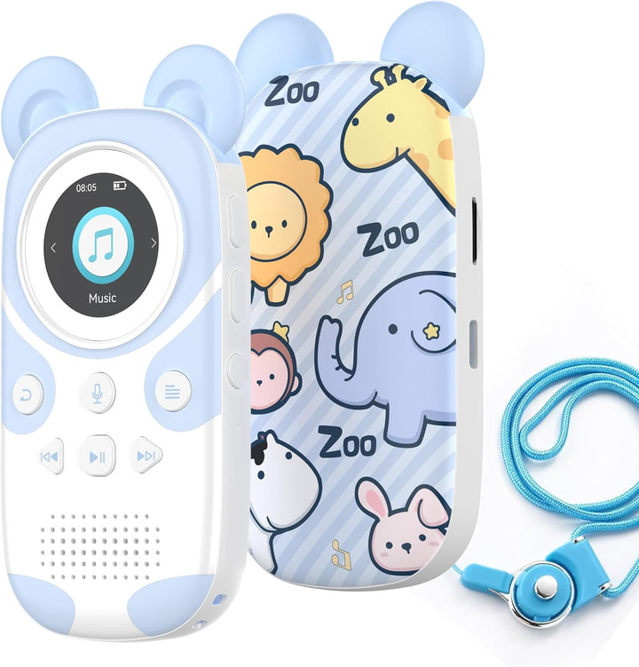 32GB Kinder MP3 Player Bluetooth 5.3, Portable mp3-player musikplayer für Kinder,Lautsprecher, Aufhä