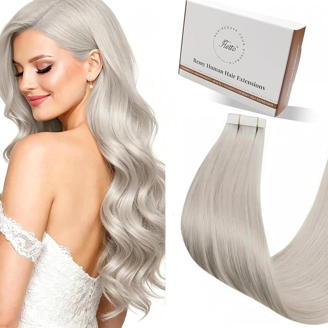 Hetto Remy Tape in Echthaar Extensions Blond Tape in Extensions Echthaar Naturlich Haarverlangerung