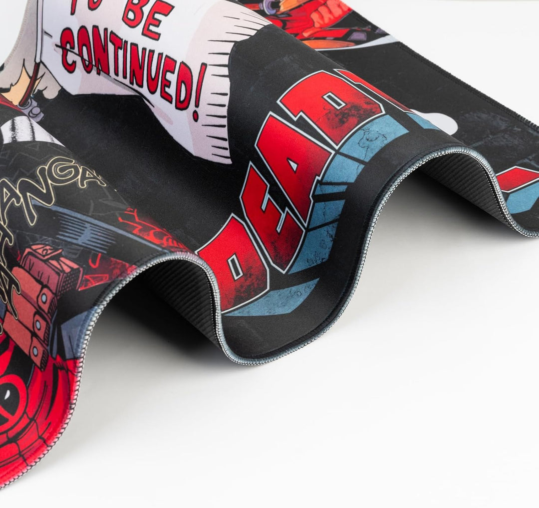 Grupo Erik Gaming Mauspad XXL Marvel Deadpool Gaming Mousepad XXL rutschfest und Wasserabweisend Mau
