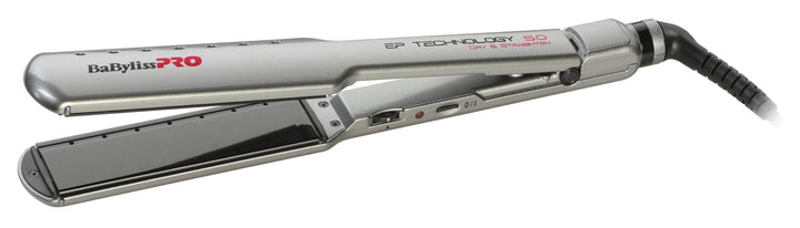 Babyliss Pro Straightener Haarglätter für trockenes Haar oder nasse Wet und Dry bab2073e, Grau, Schw