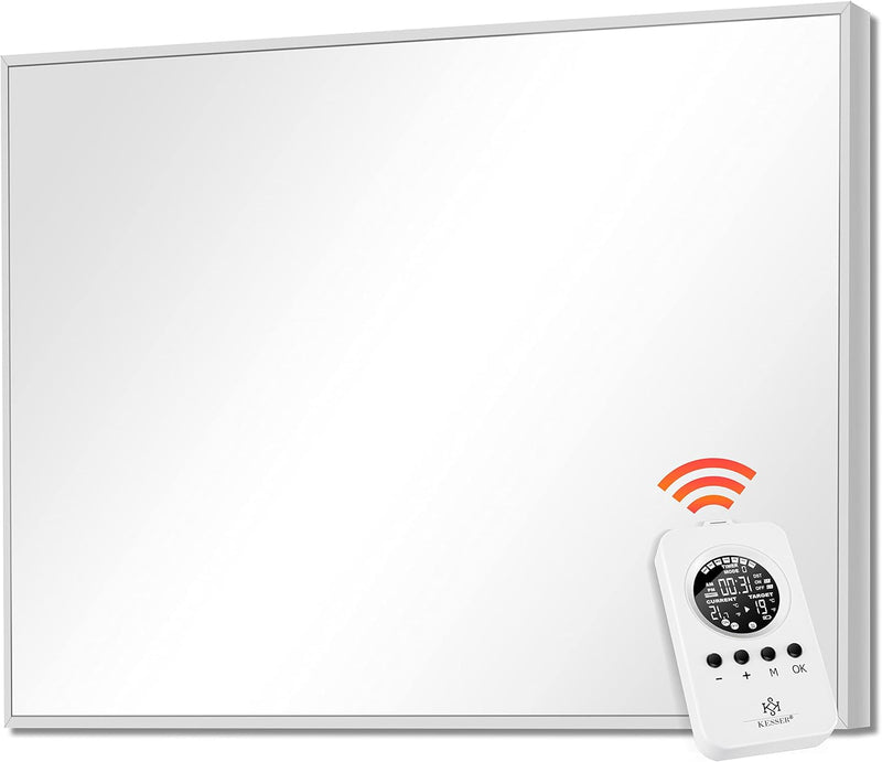 KESSER® Infrarotheizung Mit Thermostat Infrarotheizkörper Elektroheizung Infrarot Heizung Wandheizun
