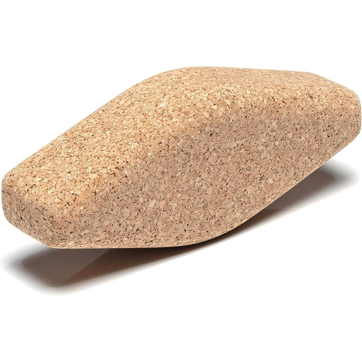 Go4Cork Kork Yoga Block in Ei-Form | 28x10x7,6 cm | Perfekter Komfort-Grip | Alternative zu Schaumst