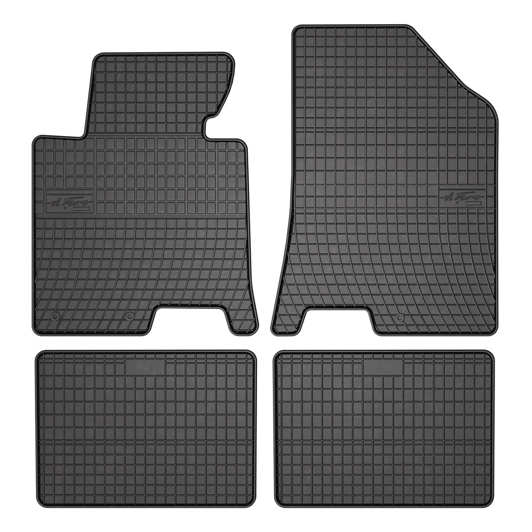 FROGUM EL Toro Gummimatten Ganzjähriges-Set von Autofussmatte Auto Fussmatten für Hyundai i40 2011-2