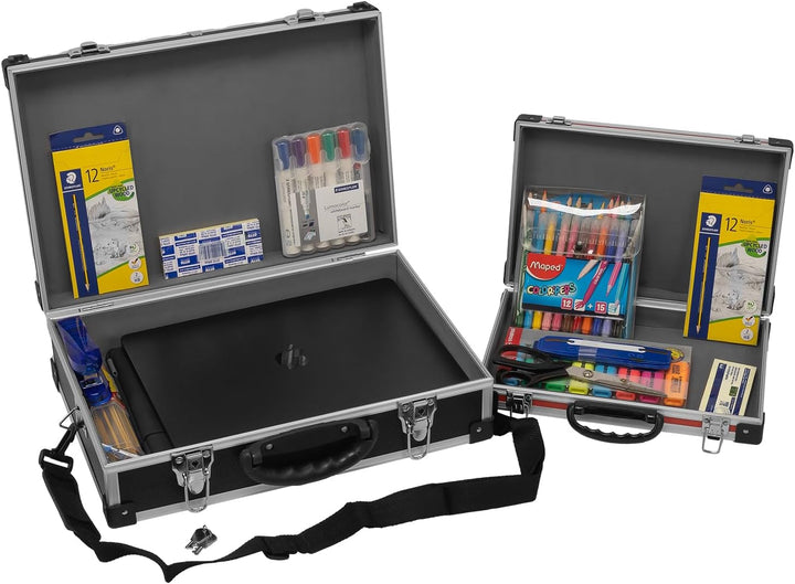 anndora® Werkzeugkoffer leer 2 Koffer - nestbar Set gross klein, Set gross klein