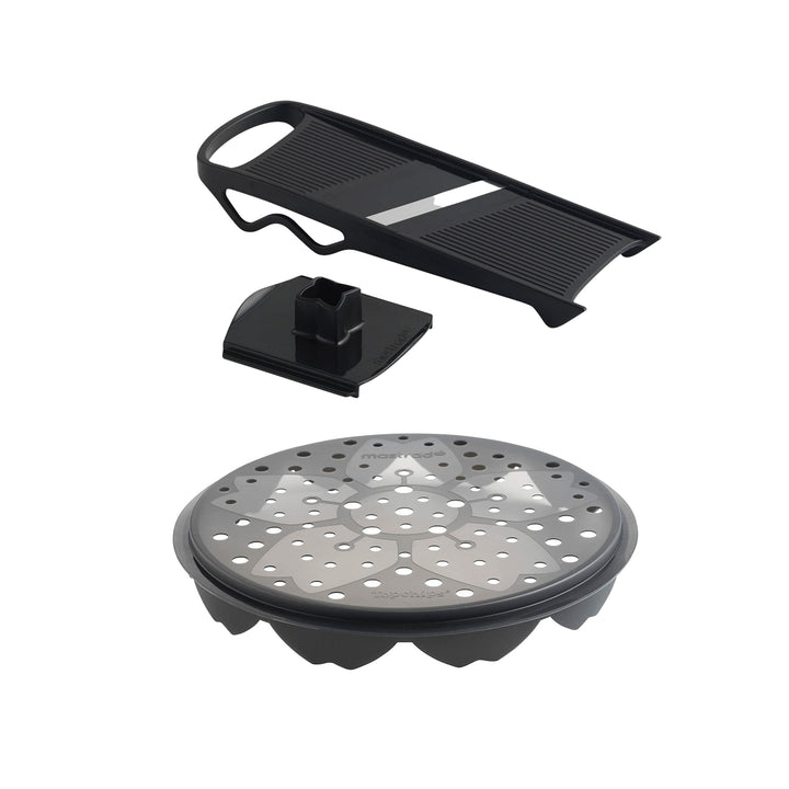 Mastrad Chipsmaker Set - Chipkocher + Mandolinen-Kit - Für leckere und gesunde Chips im Handumdrehen