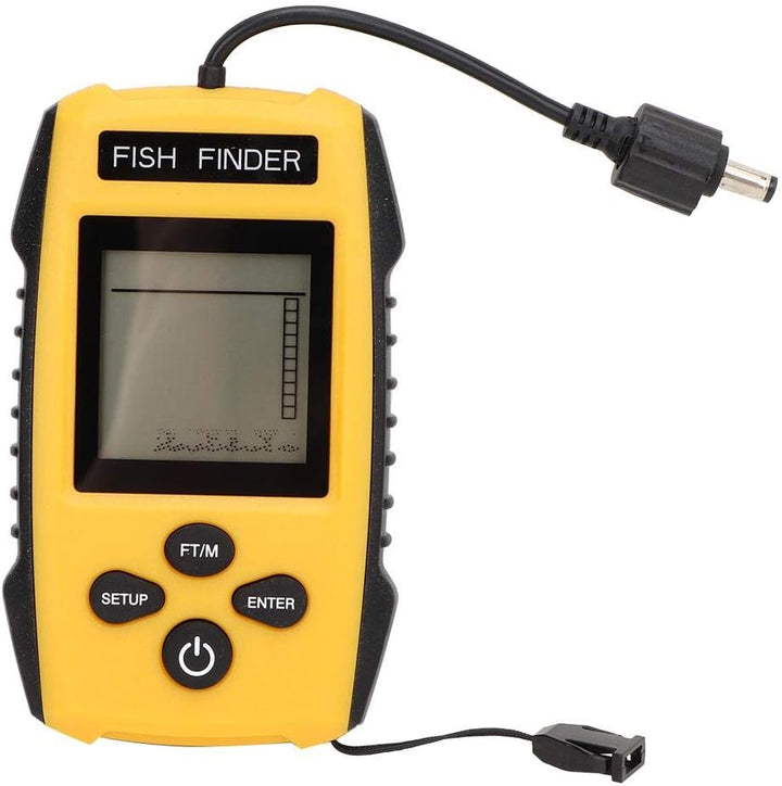 Oumefar Handheld Fish Finder LCD Tragbarer Fischfinder Angeln zubehör Angelkajak Fishfinder Contour