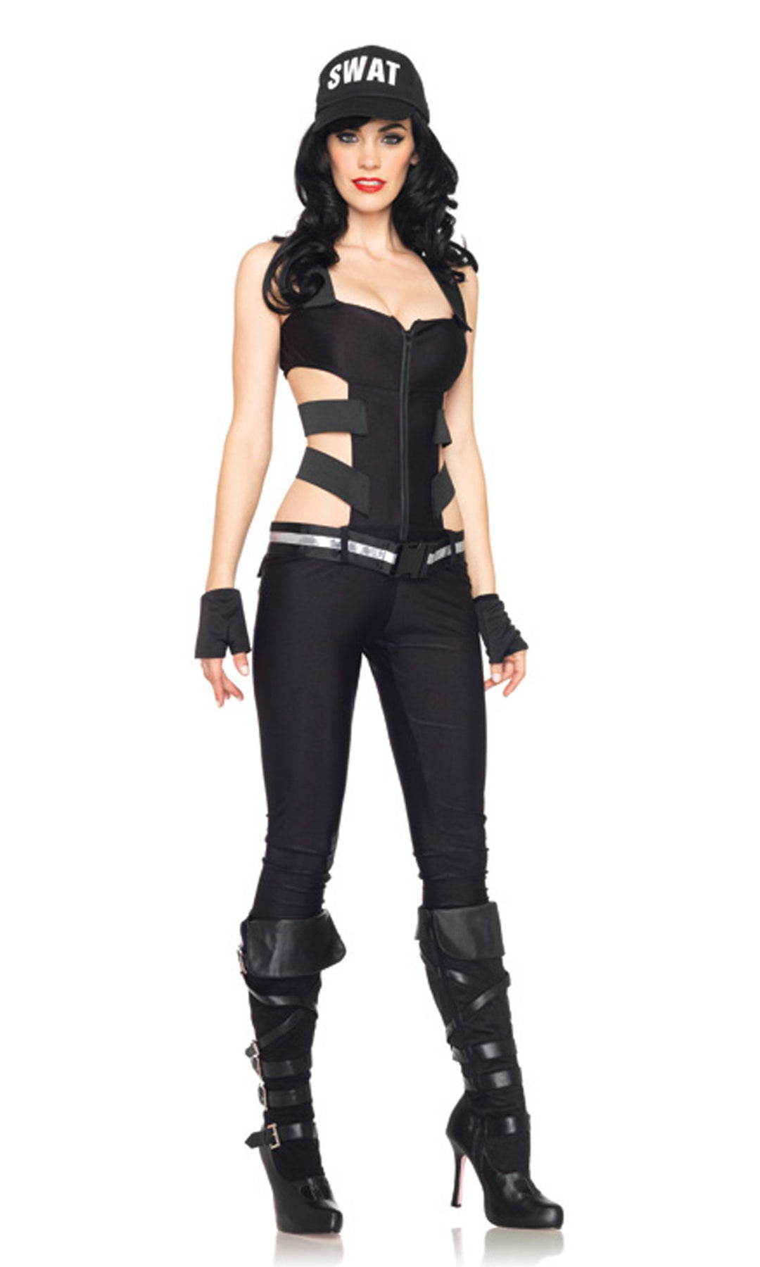 LEG AVENUE 83907 - Swat Sharpshooter Kostüm, Grösse L, schwarz