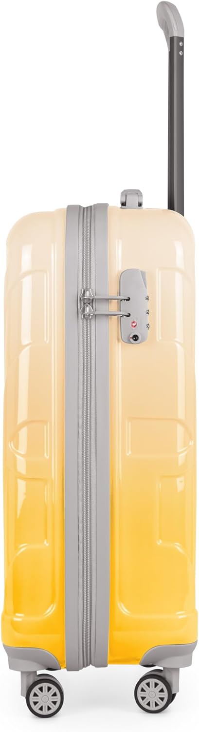 suitline - Handgepäck Hartschalen-Koffer Koffer Trolley Rollkoffer Reisekoffer, TSA, 55 cm, ca. 34 L