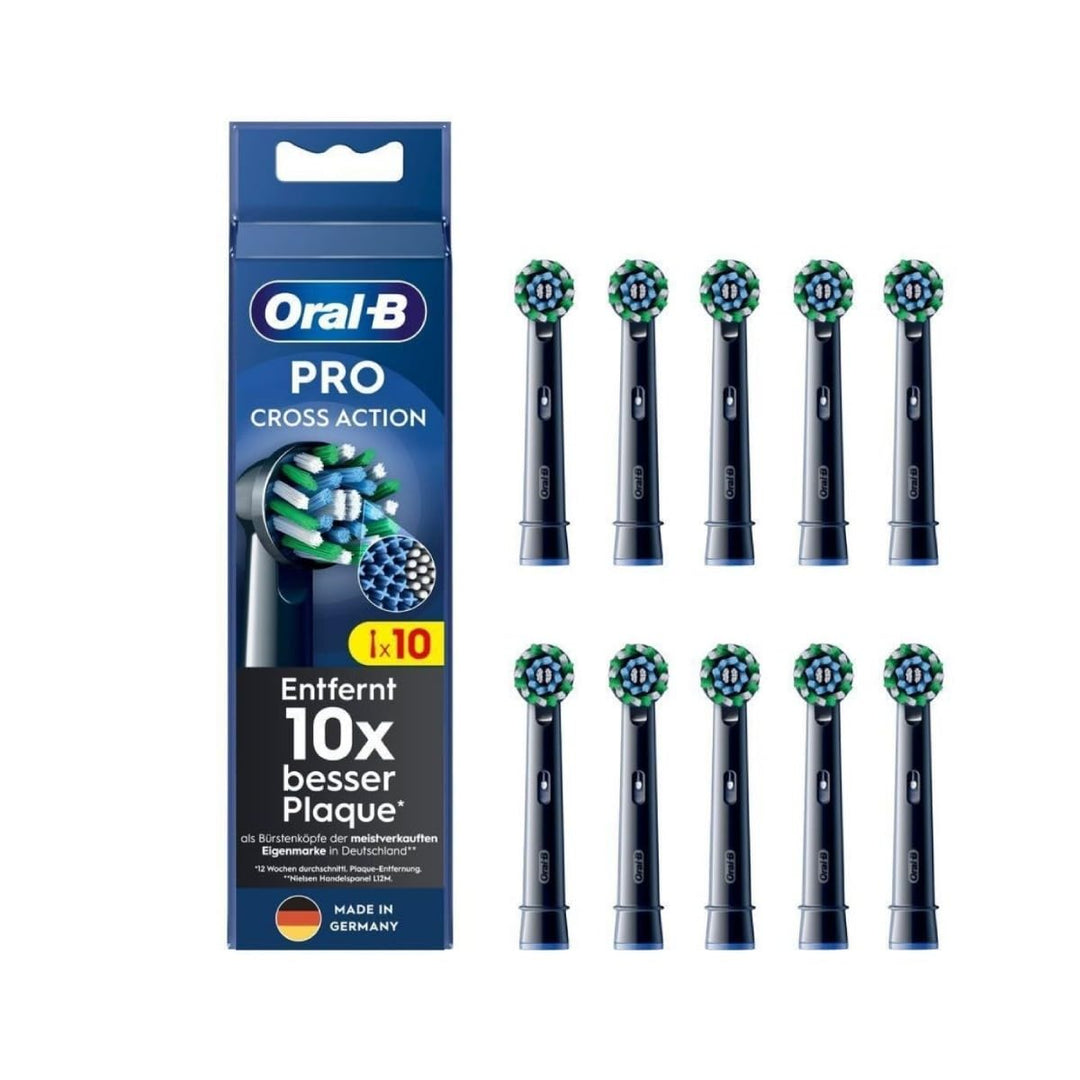 Oral-B Aufsteckbürsten schwarz Pro CrossAction 10er