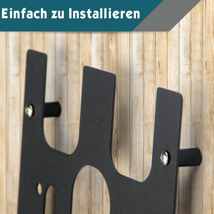 DITKOK 3in1 Wandhalterung für Makita Akkus 18V 14,4V, Ladegeräte DC18RC und Akku-Bohrschrauber, stab