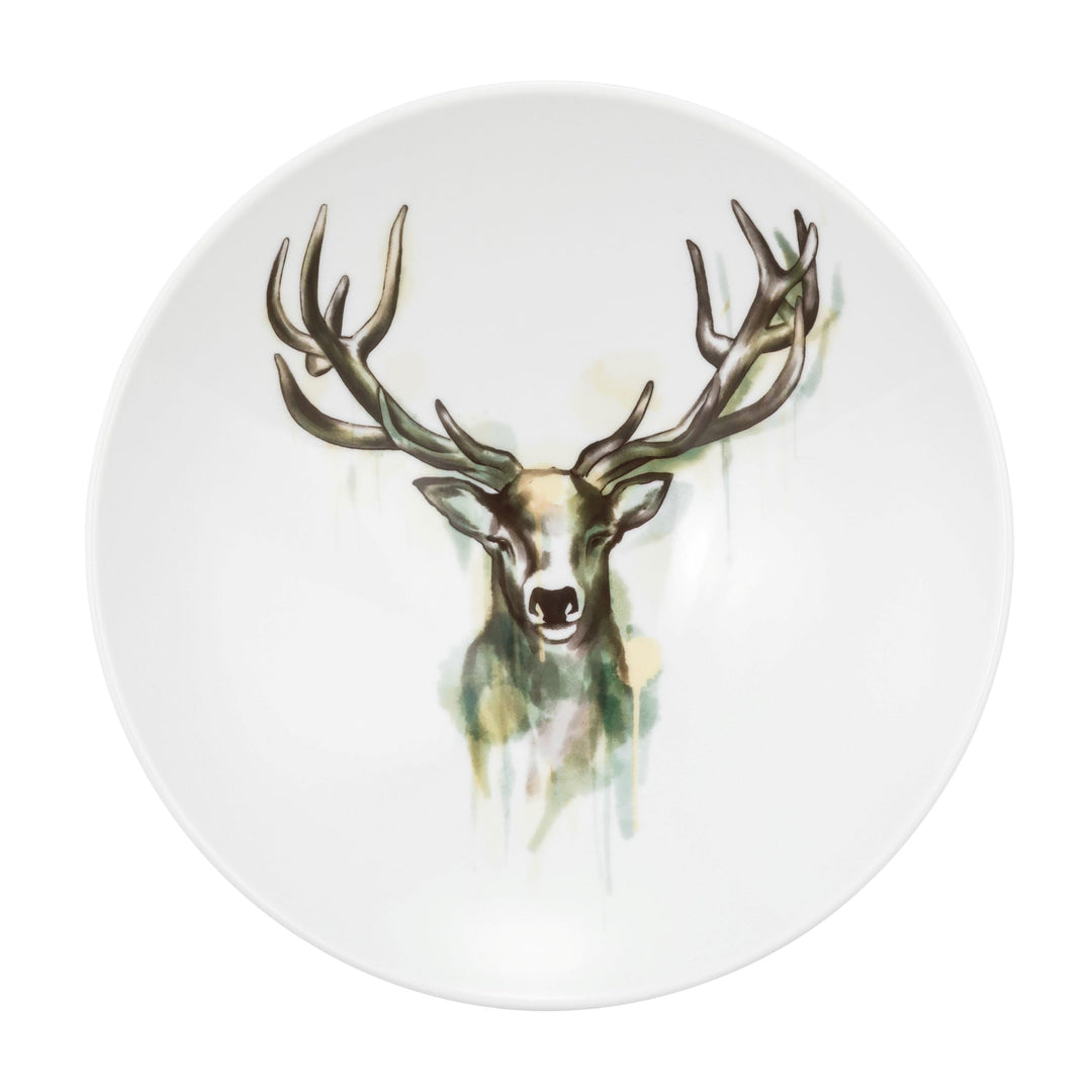 Seltmann Weiden [DL] Life Pasta-/Suppenteller 23 cm rund Nature Hirsch [RAB] [SP] UVP: 20,90"