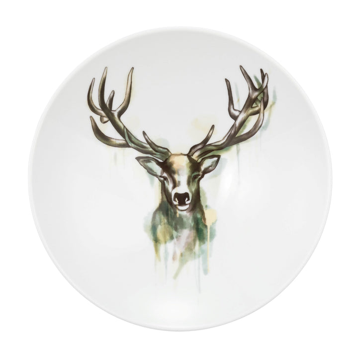 Seltmann Weiden [DL] Life Pasta-/Suppenteller 23 cm rund Nature Hirsch [RAB] [SP] UVP: 20,90"