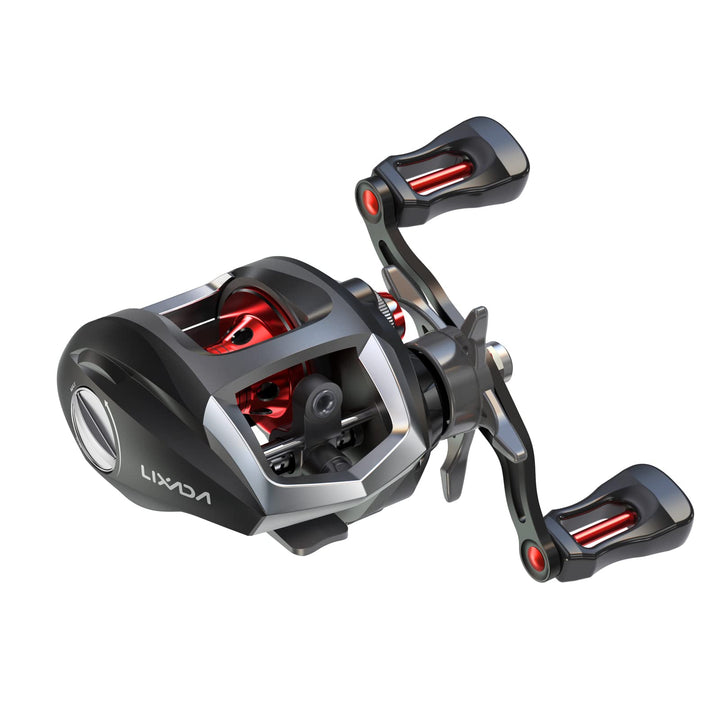 Lixada Baitcasting Angelrolle Baitcaster Rolle mit Magnetischem Bremssystem und Korrosionsbeständige