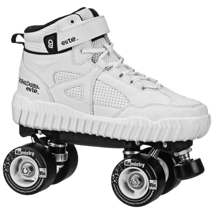 Roller Derby Elite Glidr Sneaker Skate, Rot/Schwarz, Grösse 39/40 Mens7/Womens8 Weiss, Mens7/Womens8