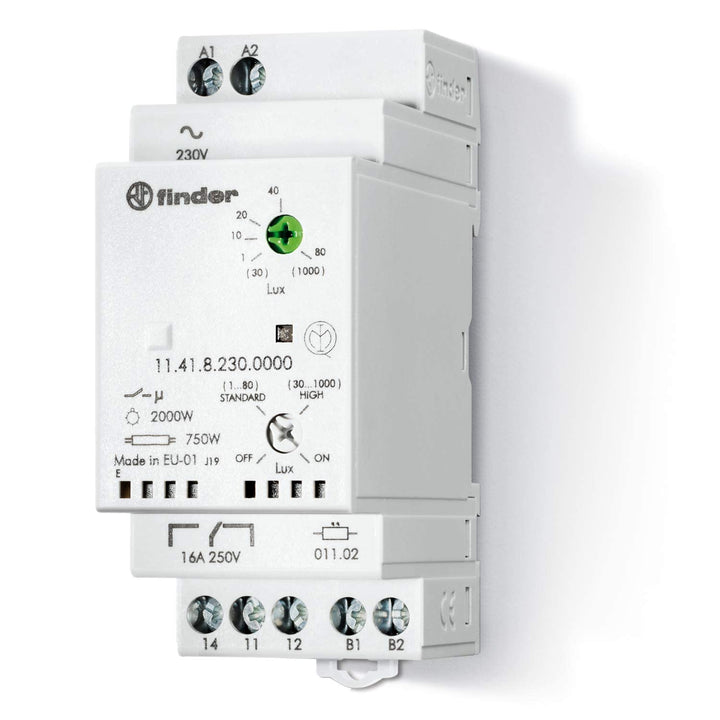 Finder 114182300000PAS Dämmerungsschalter, mit Wechsler, 16 A, 230 VAC