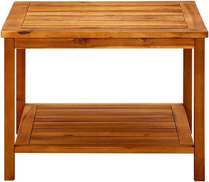 vidaXL Akazienholz Massiv Couchtisch Gartentisch Beistelltisch Holztisch Kaffeetisch Teetisch Terras