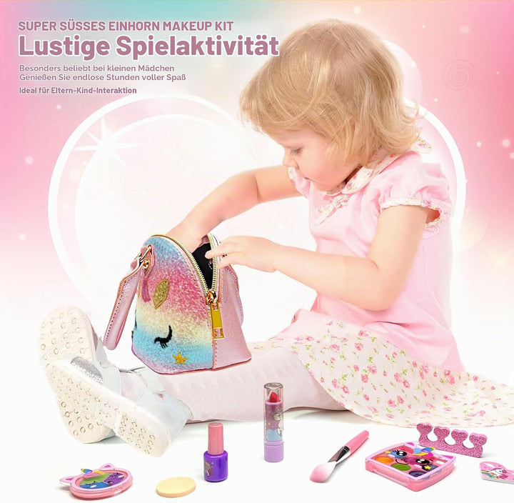 Kinderschminke Set M채dchen Kinder Make Up Set Kinder Schminkkoffer M채dchen Spielzeug,Kinder Schminks