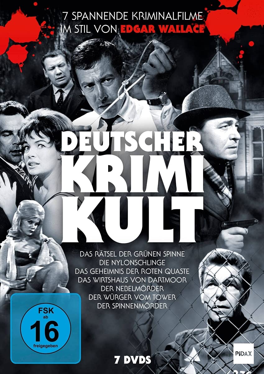 Deutscher Krimi-Kult / 7 spannende Kriminalfilme im Stil von Edgar Wallace (Pidax Film Klassiker) [7