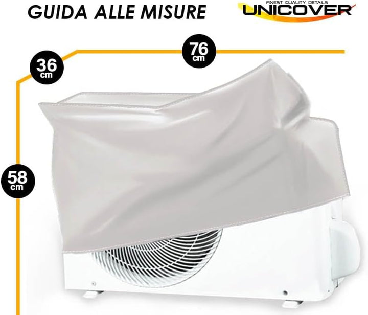 Unicover Klimaanlagen-Abdeckung Aussengerät verstärkt – B/T/H: 760/360/580 mm, 760/360/580 mm