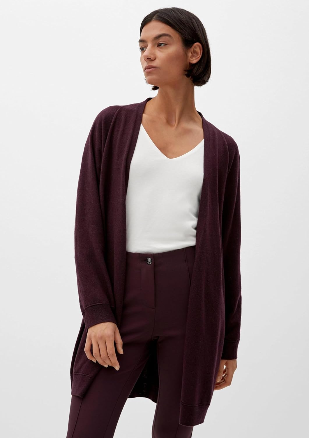 s.Oliver BLACK LABEL Damen Strickjacke L Lila, L Lila