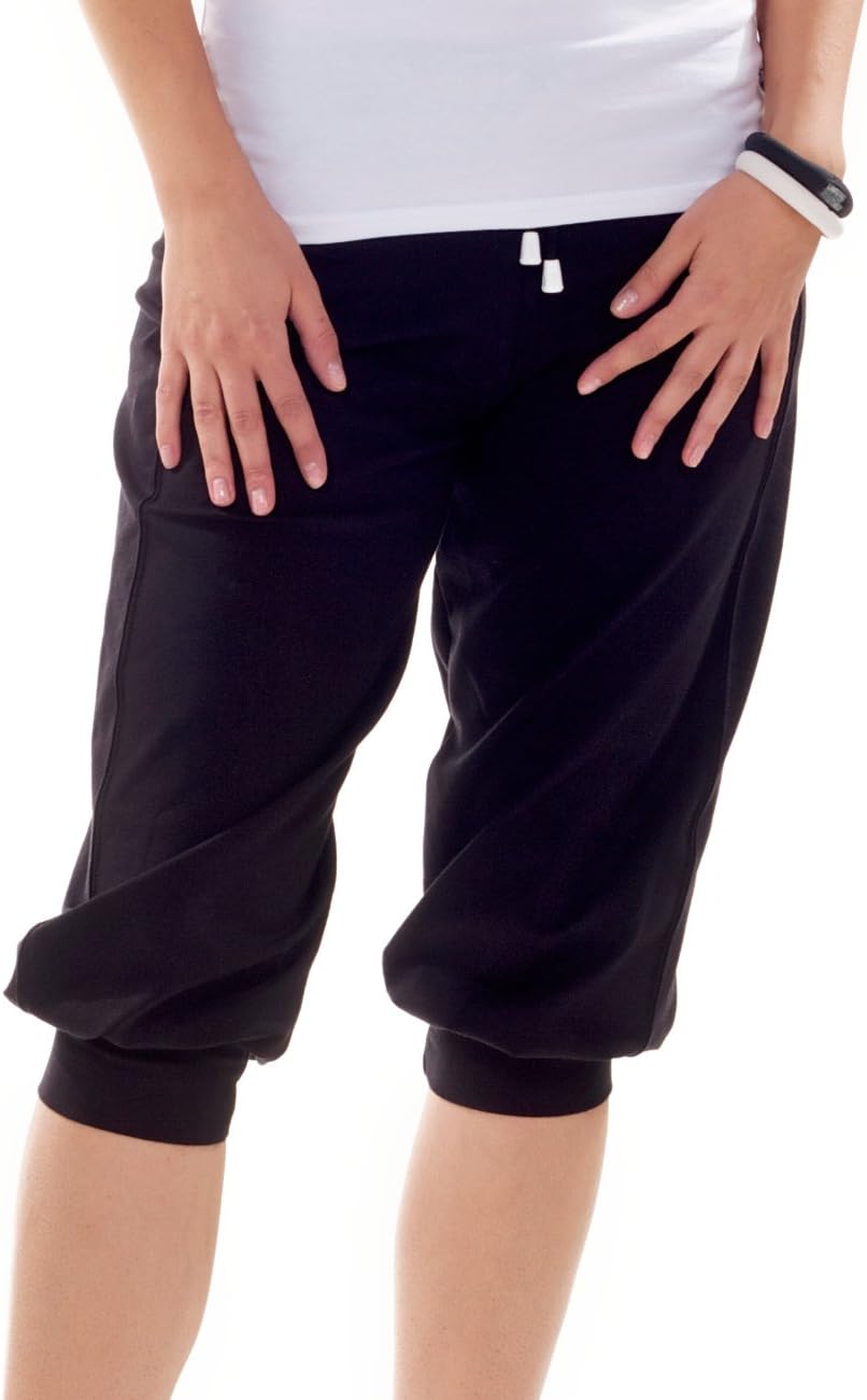 Winshape Damen 3/4-Trainingshose WBE5 „Shape up“ ¾-Trainingshose WBE5, Winshape All-Fit Style M Schw