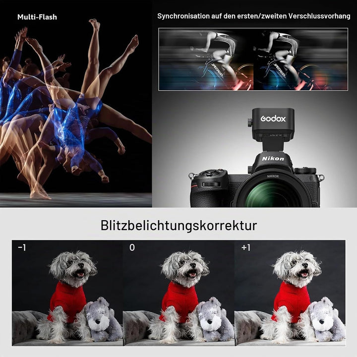 Godox X3C X3-C 2.4G OLED-Touchscreen Flash Trigger TTL Blitzauslöser, X3C