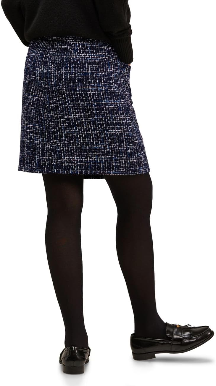 Street One Damen Bouclè Rock 36W Deep Blue, 36W Deep Blue