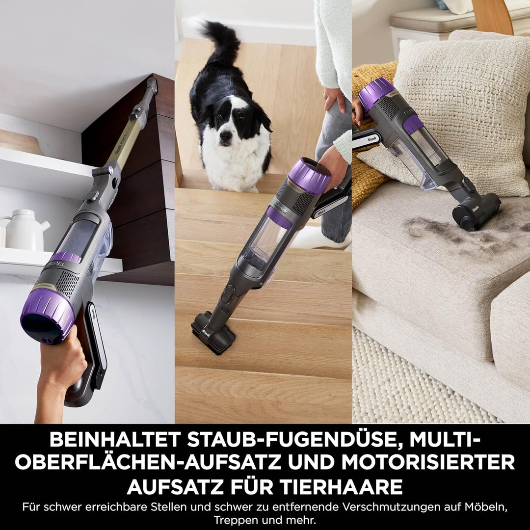 Shark PowerDetect Clean & Empty Akku-Staubsauger für Haustierbesitzer, DuoClean Detect, Reverse Clea