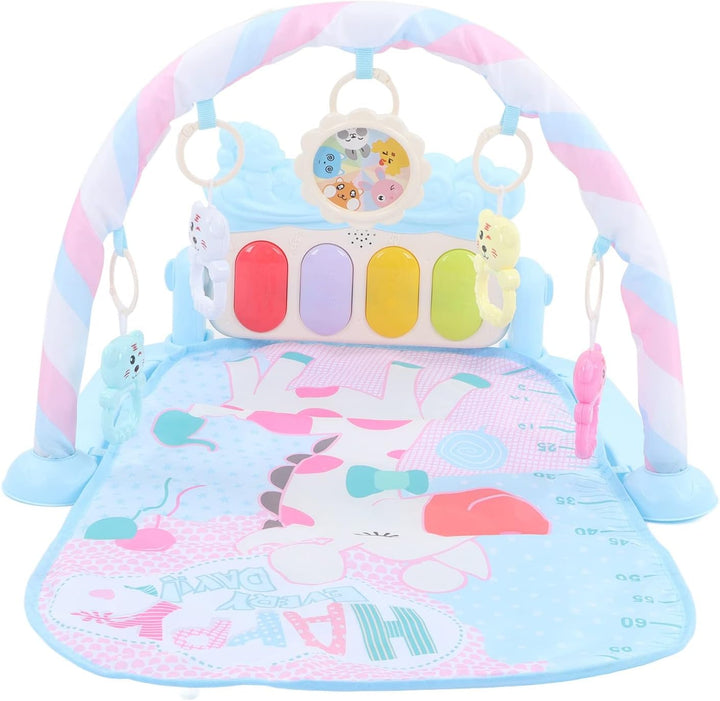 Baby Kick Play Piano Lernspielzeug Multifunktionale Babyspielmatte mit Klavierrasseln Babys