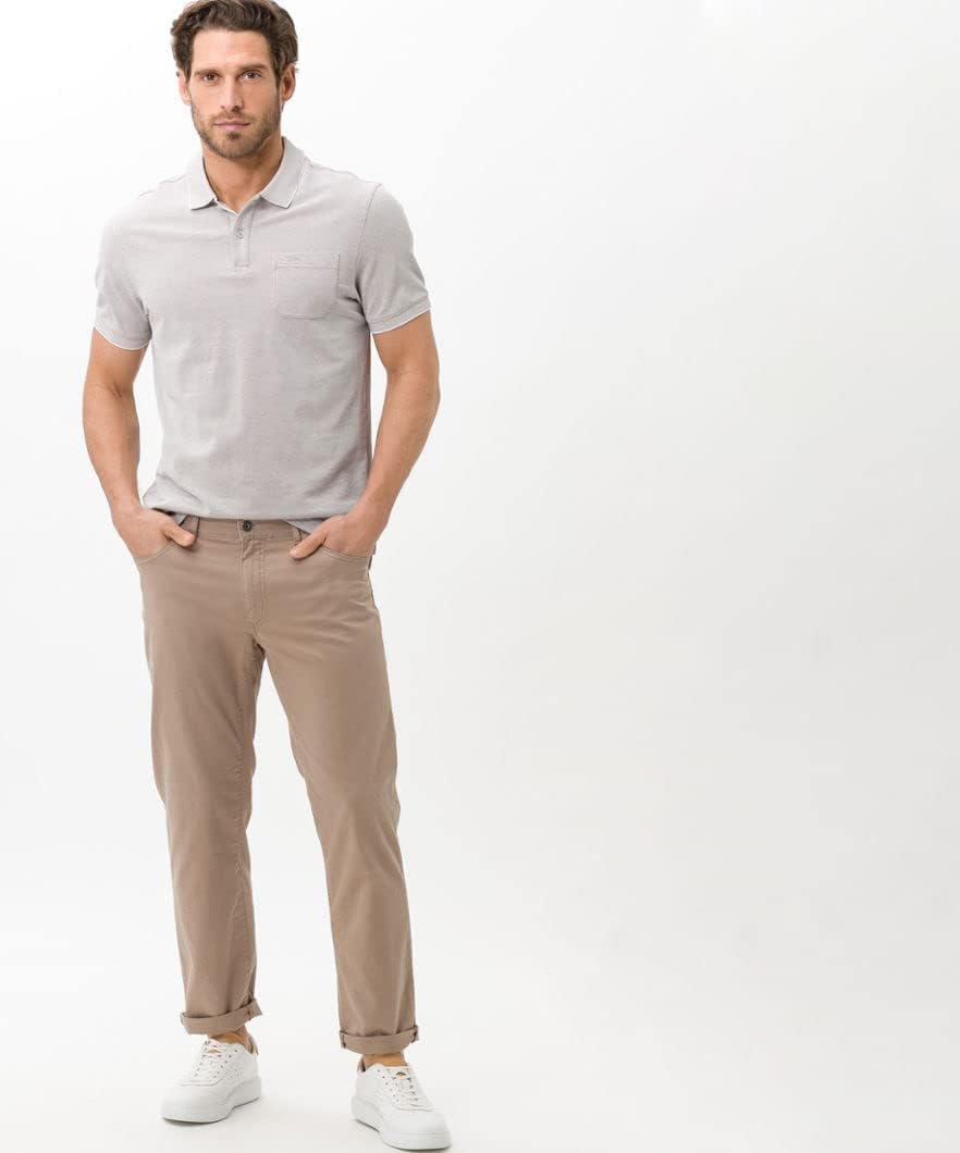 BRAX EUREX by Hose Herren Style Carlos Regular Fit Five-Pocket 32W / 34L Frappe, 32W / 34L Frappe