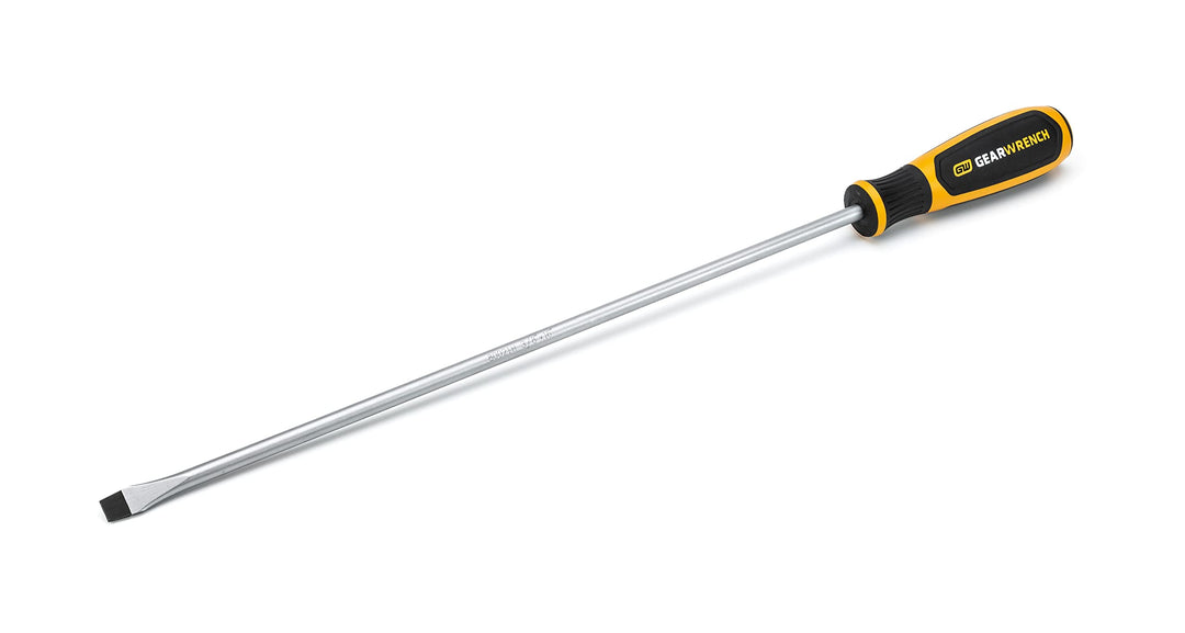 GEARWRENCH 80013H Schlitzschraubendreher aus doppeltem Material, 6,35 x 10,24 cm 1/4" x 4" Neue Vers