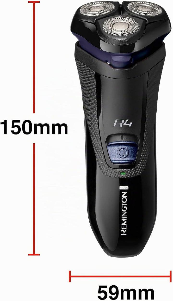 Remington Elektrischer Rasierer Herren [Trocken-Rasierapparat] R4 (Akkubetrieb, Comfort Detailtrimme