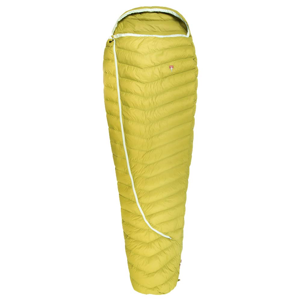 Grüezi-Bag Biopod DownWool Extreme Light 185 Schlafsack grün warm olive Körpergrösse bis 185 cm, war