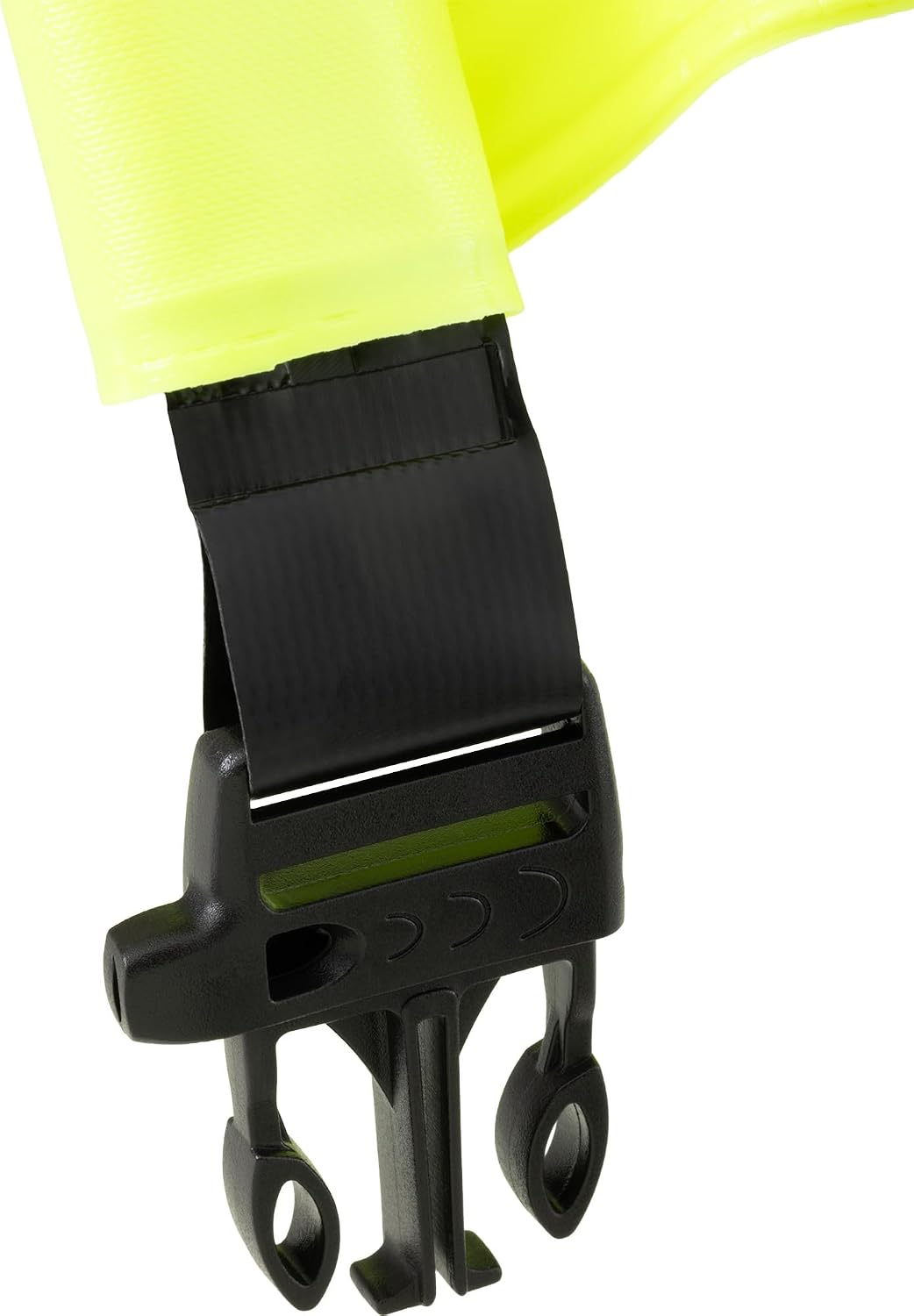 Cressi Glide Swim Buoy - 28 l, Fluo - Hohe Sichtbarkeit &amp; Aufblasbare Signalboje - Trockenes Innenfa