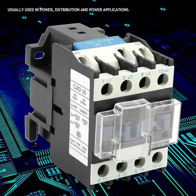 Hochleistungs-Wechselstromschütz CJX2-2510 220V 25A Hochempfindlicher Ersatz für industrielle Elektr