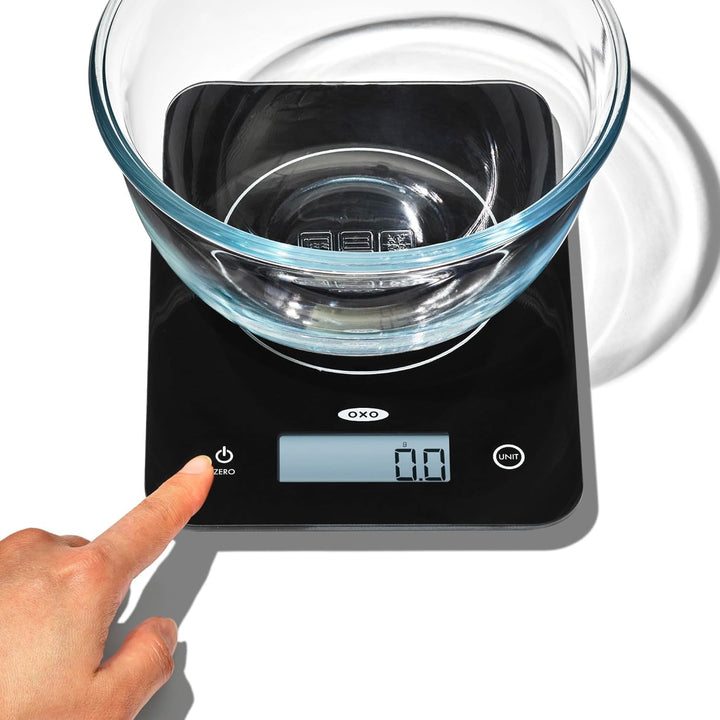 OXO Good Grips Universal-Glas-Lebensmittelwaage bis 5 kg, Glas