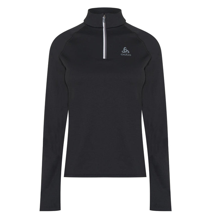 Odlo Damen Besso_542471 Mid Layer mit Reissverschluss XS Schwarz, XS Schwarz