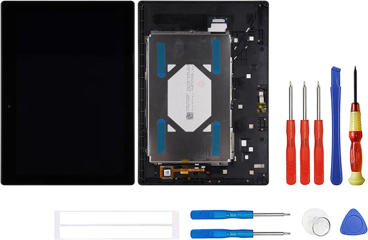 swark LCD Display Compatible with [Lenovo] Tab 2 A10-70F A10-70L 10.1 Inch (Schwarz mit Rahmen) Touc