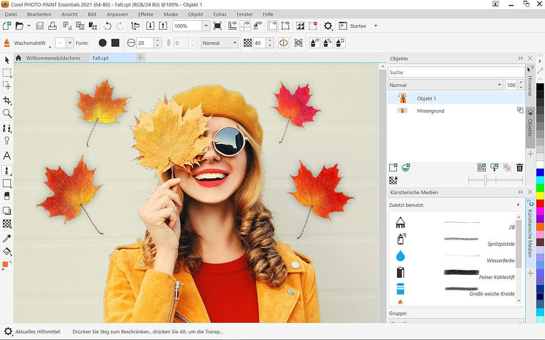 COREL CorelDRAW Essentials 2021 *für Windows 10*-DEUTSCH-Box (Nachfolger der CorelDraw Home & Studen