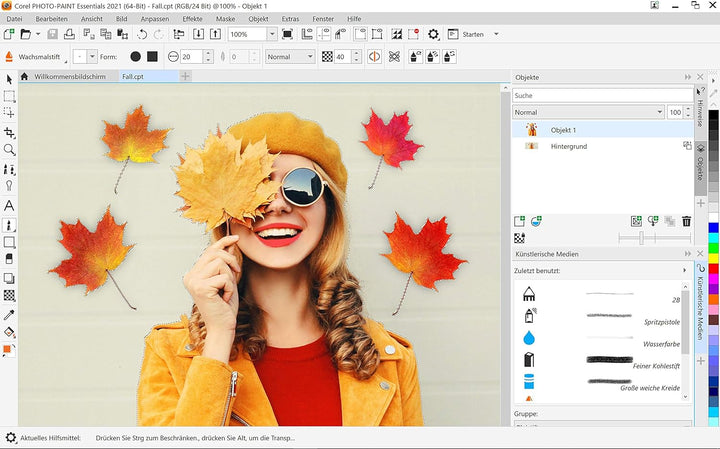 COREL CorelDRAW Essentials 2021 *für Windows 10*-DEUTSCH-Box (Nachfolger der CorelDraw Home & Studen