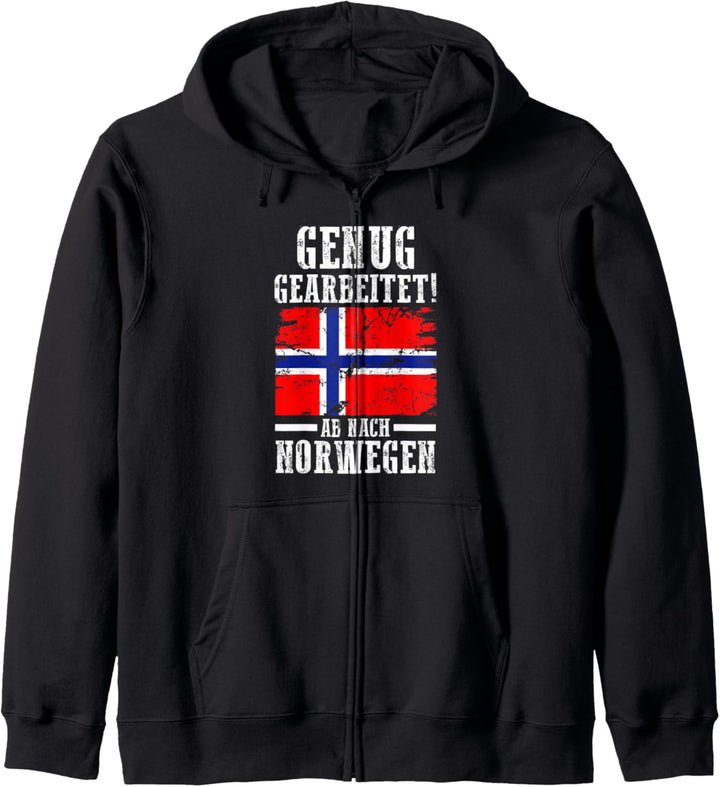 Skandinavien Urlaub Norweger Norwegen Kapuzenjacke