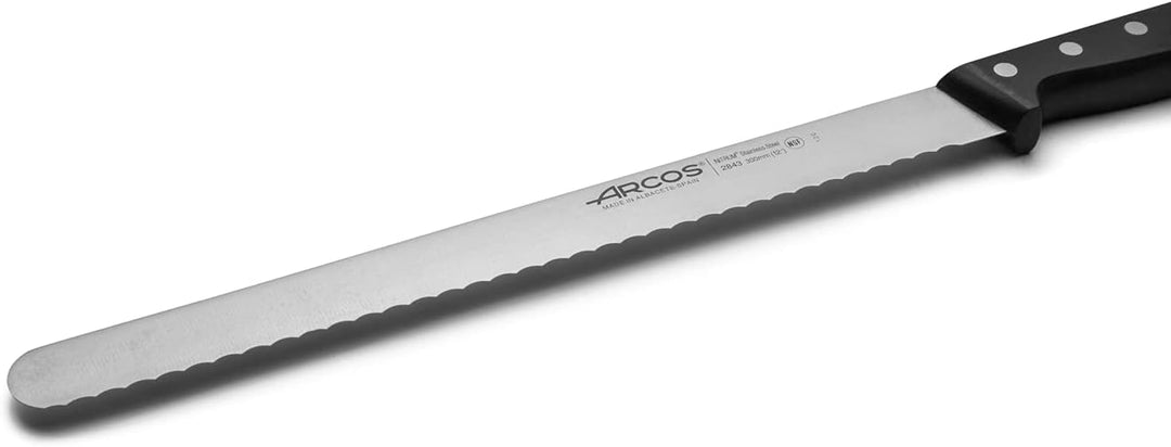 Arcos Serie Universal - Gebäckmesser Kuchenmesser - Klinge Nitrum Edelstahl 300 mm - HandGriff Polyo
