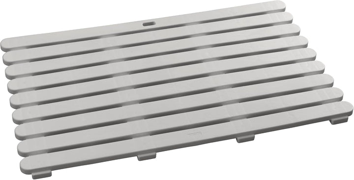 WENKO Baderost Indoor & Outdoor, Rutschhemmender Bodenrost, Für Bad, Poolbereich, Kunststoff, 80 x 5