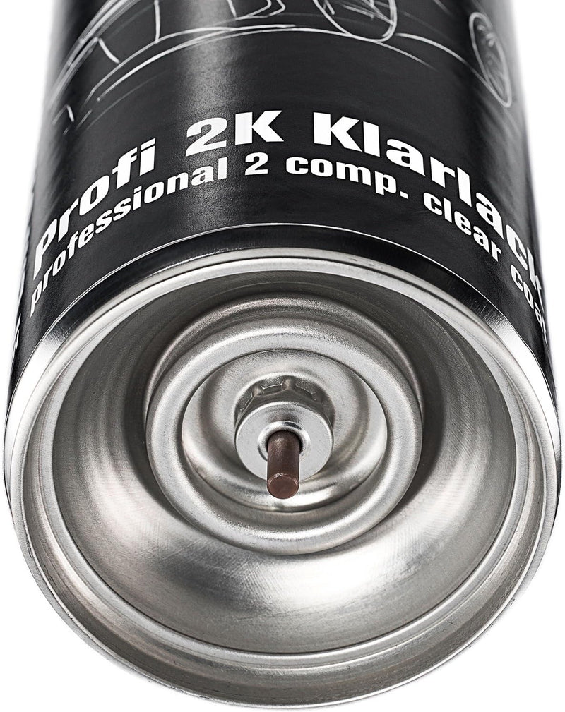 Autolack 2K Spraydosen Set für Audi W2 Kupfer Metallic Basislack 2 Komponenten Klarlack Sprühdose