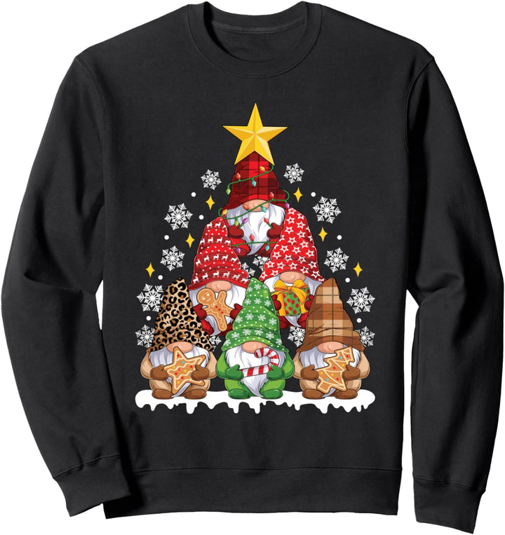 Lustige Weihnachtswichtel Weihnachten Wichtel Weihnachtsbaum Sweatshirt