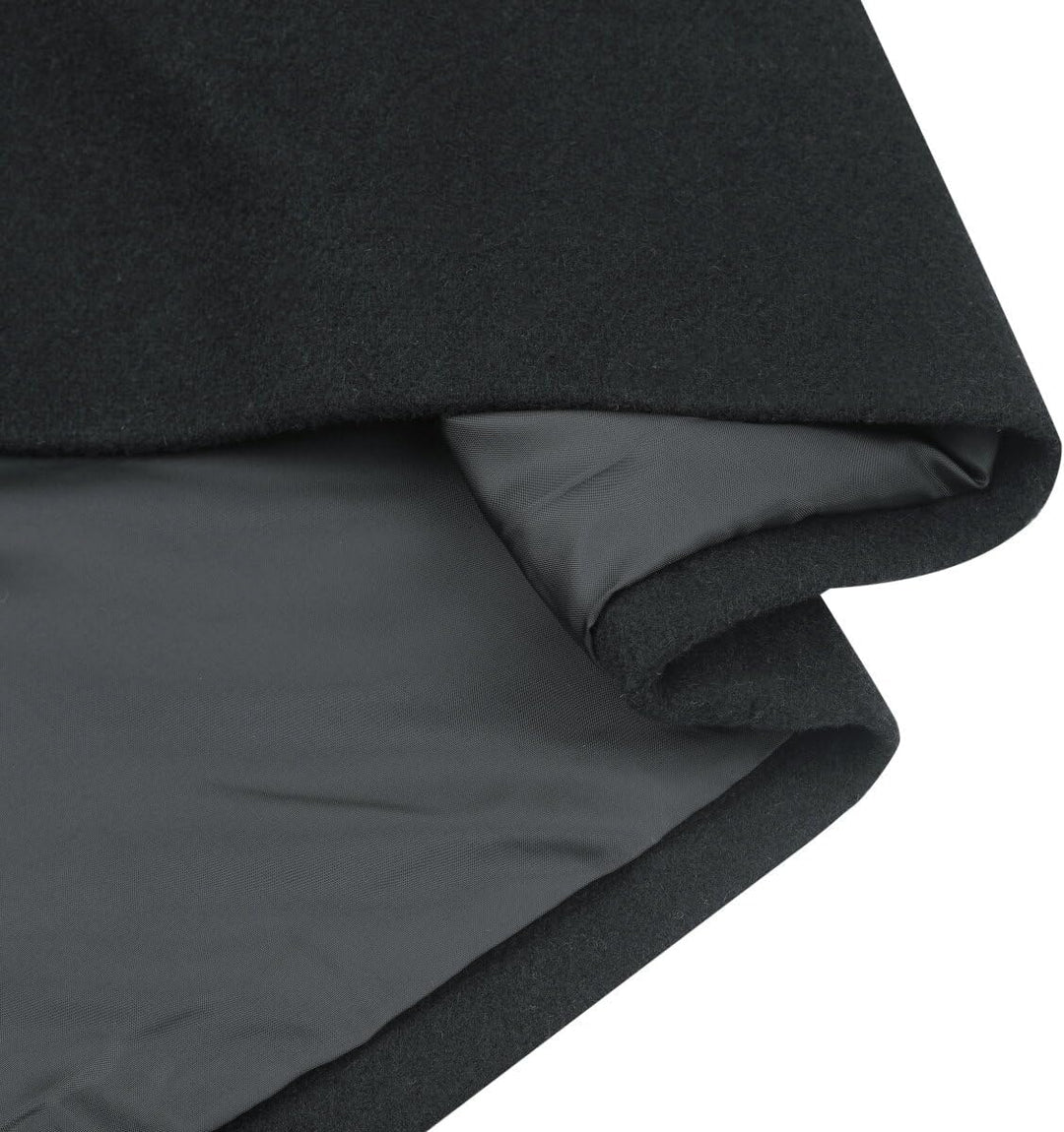 Allthemen Wintermantel Herren Mantel Slim Fit Lang Wollmantel Business Mantel mit Stehkragen Herren