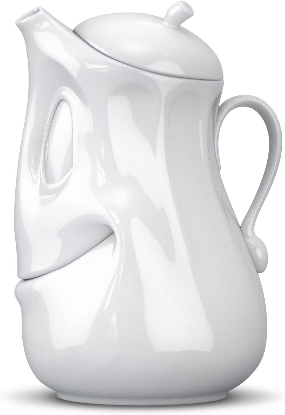FIFTYEIGHT PRODUCTS TV Tassen TV Kaffeekanne Teekanne ginsend Weiss
