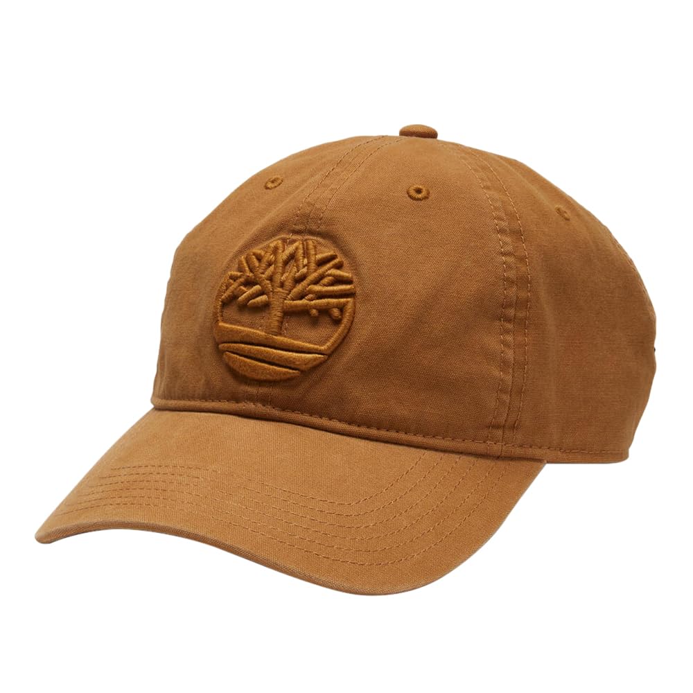 Timberland Herren-Baseballmütze mit Lederaufnäher-Logo Einheitsgrösse 231 - WHEAT, Einheitsgrösse 23